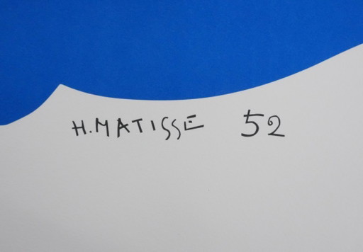 Henri MATISSE : Nu bleu I, Lithographie signée – lithos zeefdrukken, Paper (photo 2 of 9)