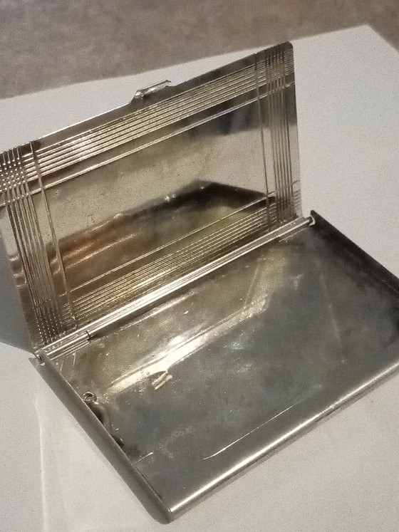 Image 1 of Vintage silver metal cigarette holder