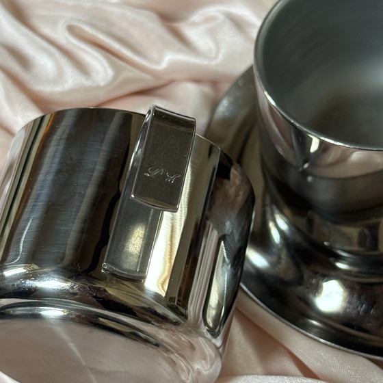 Image 1 of 6-delige Guido Bergna espressokop- en schotelset 