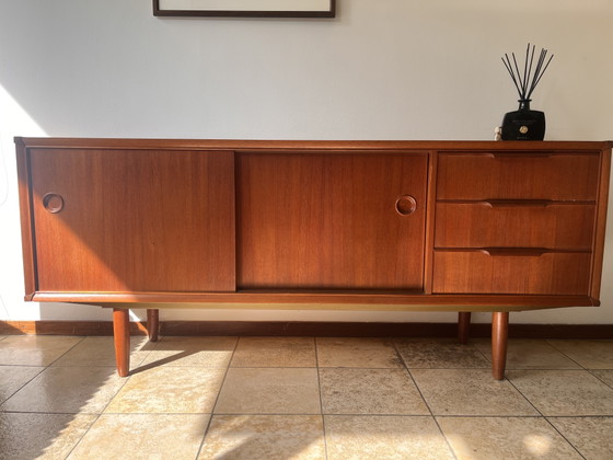 Teak dressoir 50er jaren – Buffetkasten, Wood (photo 2 of 12)