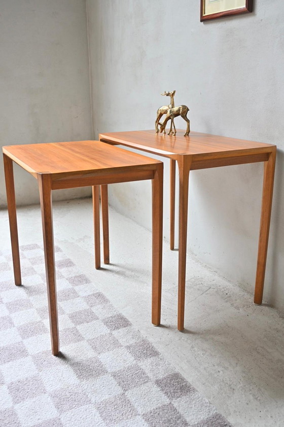 Image 1 of Juego de dos mesas auxiliares Rex Raab para Wilhelm Renz