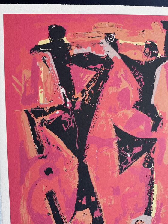 Image 1 of Marino Marini / Mooie Litho - Colored Figures