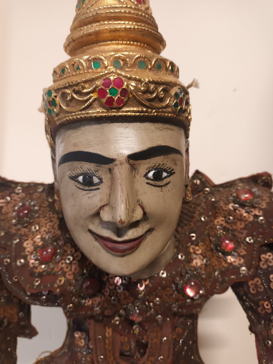 Image 1 of Alte burmesische Fadenpuppe