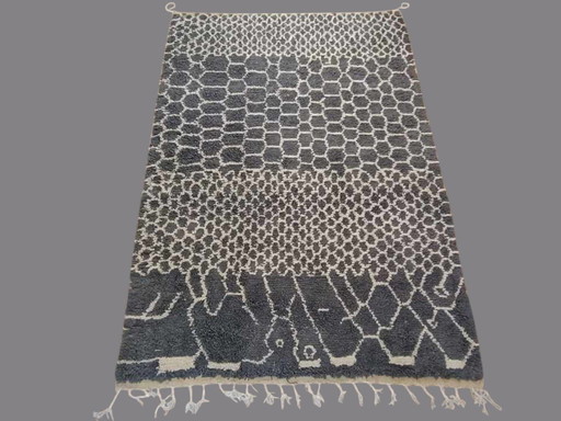 Tapis berbère en laine vierge Tapis marocain - 307 x 213 cm 300 x 200 m Type B13.2