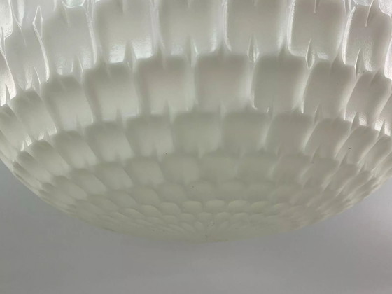 Image 1 of Lampada da soffitto a nido d'ape in plastica Erco anni '60-'70, design spaziale