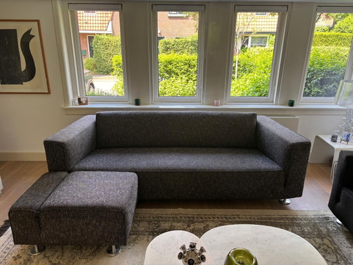 Design on Stock Blizz 3-Sitzer-Sofa und Sessel Mr und Hocker