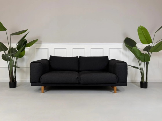 Image 1 of Muuto Modell Rest Sofa 2 Sitzer Gris Stoff + Hocker