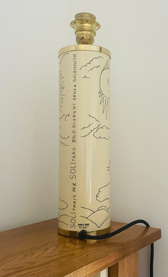 Rare Fornasetti table lamp – Metal, Brass (photo 8 of 12)