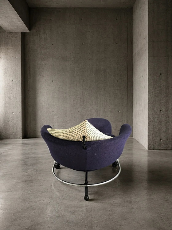 2 x Fauteuil Cassina Girotonda / 1 x ottoman / Francesco Binfaré pour Cassina / Années 1990 (photo 7 of 8)