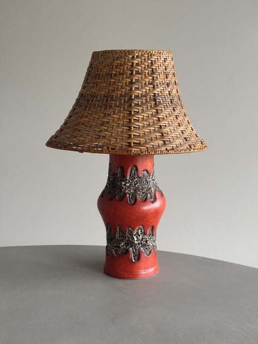 Vintage West Germany Fat Lava table lamp