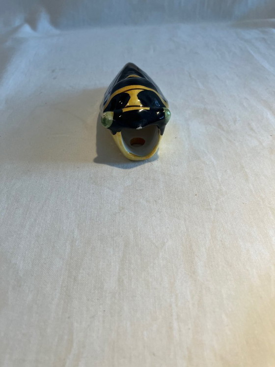 Vintage majolica wall vase – Louis Sicard, Ceramic (photo 5 of 11)