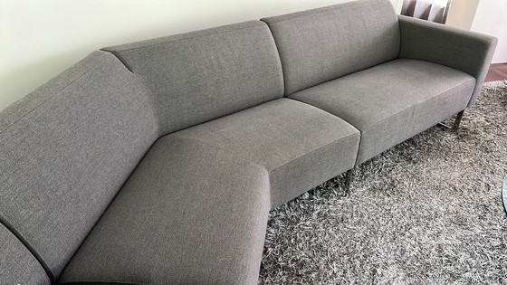 Image 1 of Artifort Mare zithoek ploegstof prairi 89 poten rvs gepolijst 