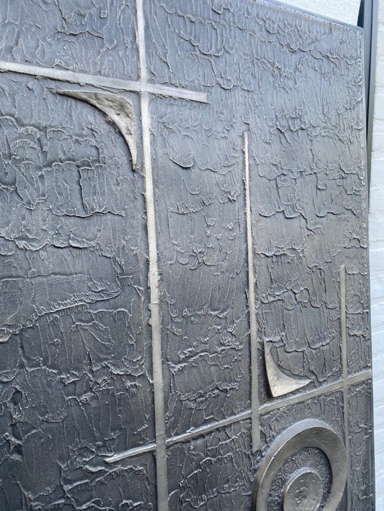 Image 1 of Pannello da parete/porta brutalista