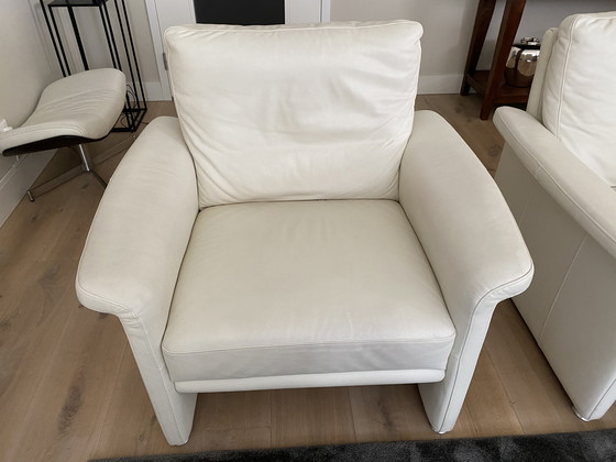 Image 1 of 2x Fauteuils en cuir nappa Laauser