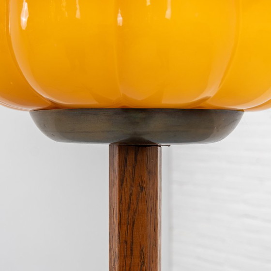 Lampadaire Art Déco – Glass, Wood (photo 14 of 14)