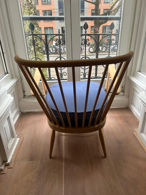 Chaise Ercol vintage - W – Fauteuils, Wood (photo 4 of 6)