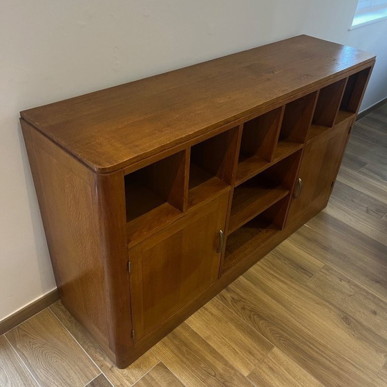 Image 1 of Eiken dressoir uit de naoorlogse/reconstructieperiode, 1940/50