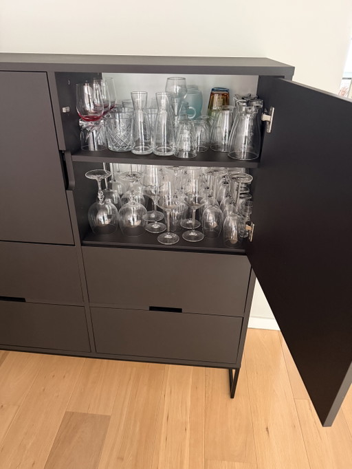 Kast Zwart – kasten, Metal, Wood (photo 2 of 5)