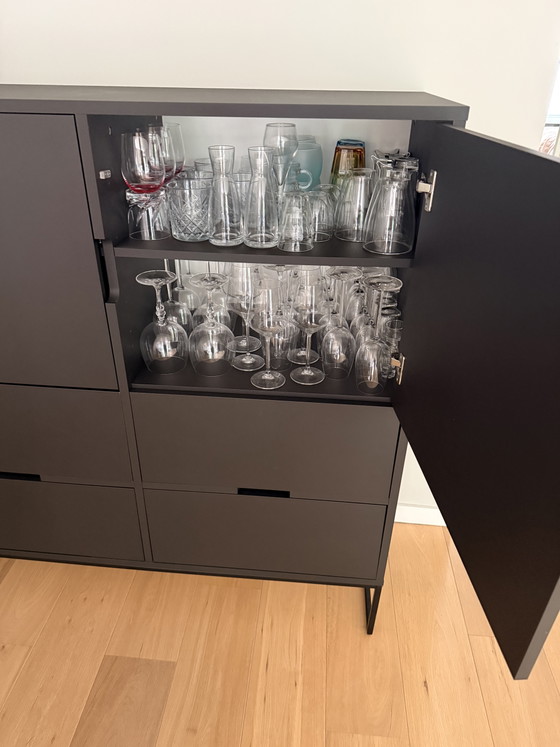 Kast Zwart – Kasten, Metal, Wood (photo 2 of 5)