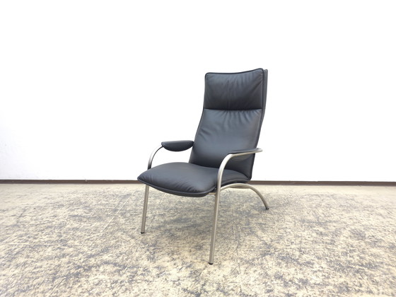 Image 1 of De Sede ds 270 sillón negro sillón de diseño sillón de cuero sillón función