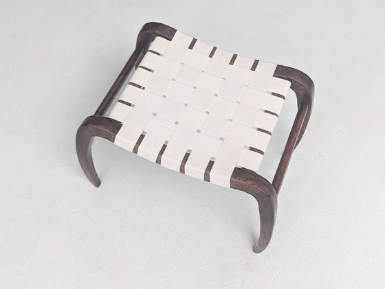 Image 1 of Paar modernistische Hocker von Ladislav Bartoníček für Krásná Jizba, 1940er Jahre