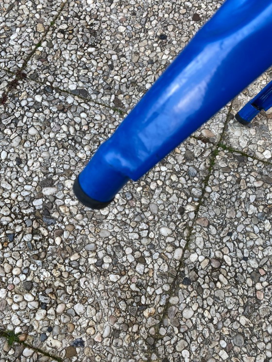 Image 1 of TOLINE H75 stapelbare industriële barkruk, blauw