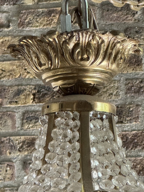 Image 1 of Pièce maîtresse : Lustre ancien original de style Empire français (vers 1800-1820) – État impeccable
