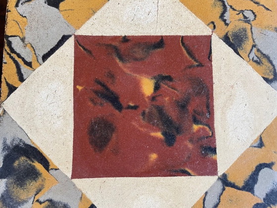 Image 1 of Set di 6 piastrelle francesi d'epoca, anni '30-'40 circa