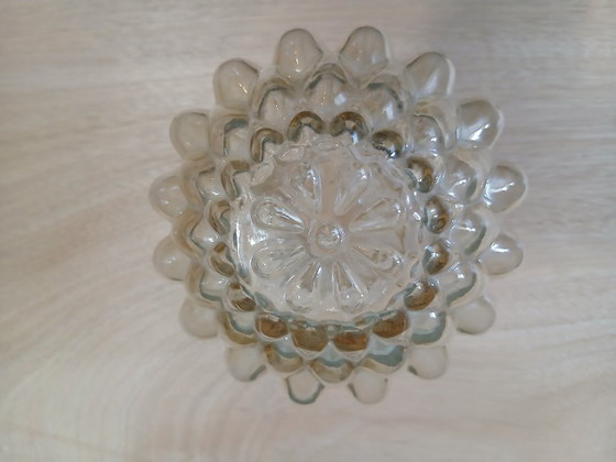 Image 1 of vintage lampenkappen glas jaren '50