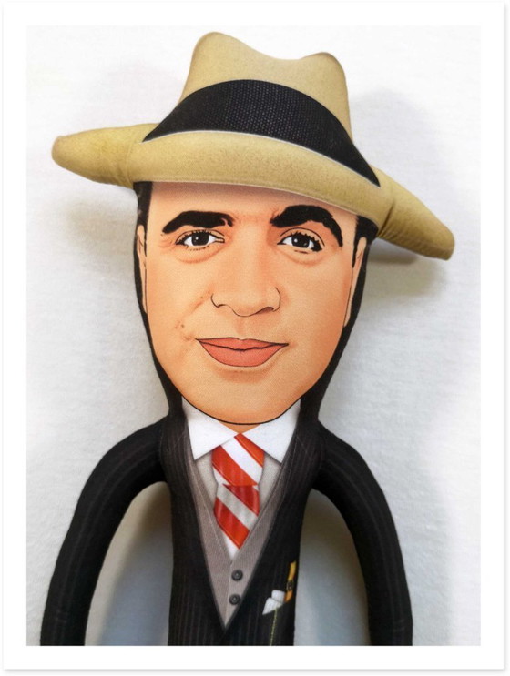 Image 1 of Al Capone cadeau | Al Capone decoratie | Al Capone verzamelpop | Speakeasy kunst