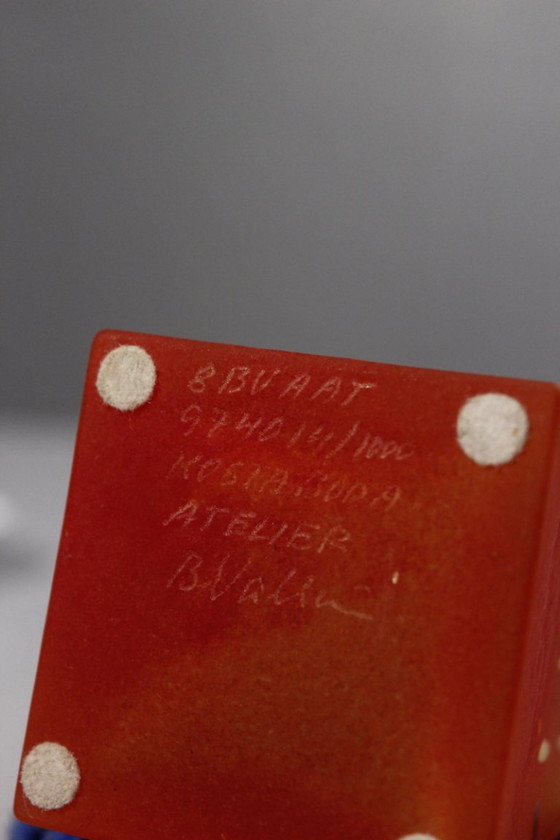 Image 1 of Bertil Vallien Atelier & Kosta Boda - "Satellite" series bottle, Sweden 1992