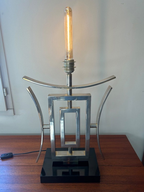 Image 1 of Table lamp, Hollywood Regency style, Willy Rizzo, 1970