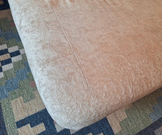 Image 1 of Italienischer Lounge-Sessel aus Fiberglas und Mohair im Stil von Mario Bellini, 1960er Jahre