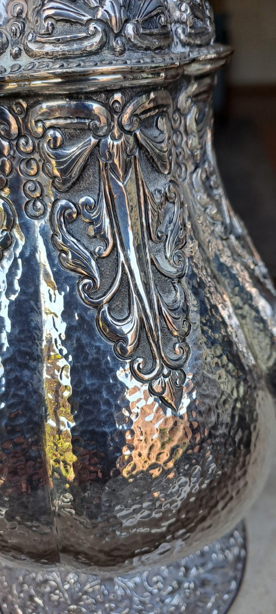 Image 1 of Cafetera/moca antigua Djokja de plata (sello 900).🫖