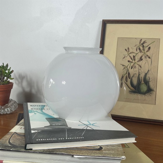 Pantalla de Globo Abierta de Opalina Blanca para Lámpara de Pared Lámpara de araña 20 Cm – Lámparas de araña (photo 2 of 8)