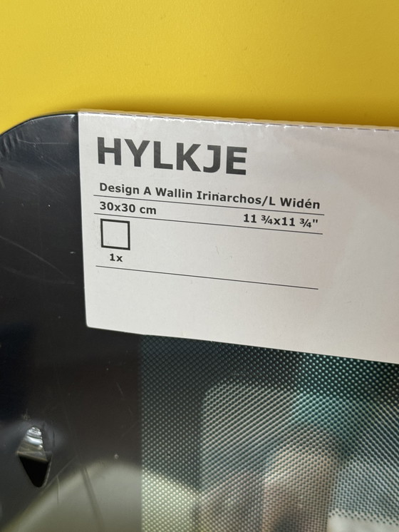Image 1 of New IKEA Hylkje mirror black - design space age retro style