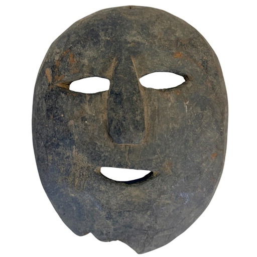 Antike nepalesische Schamanenmaske – hölzerne Gesichtsmaske aus dem Himalaya