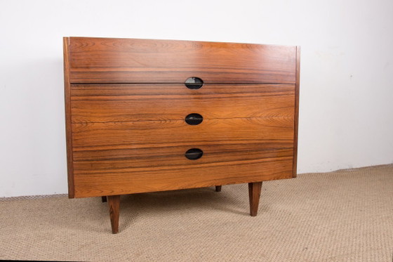 Toeletta o Cassettiera in Palissandro di Paul Geoffroy per Edition Charron 1960., Cassettiere, Legno, Marrone (foto 7 di 18)