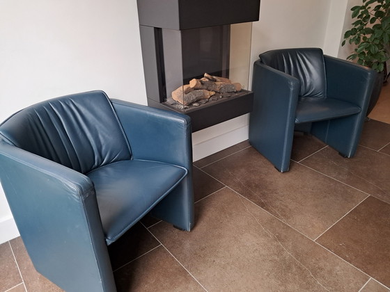 Image 1 of 2 leather armchairs