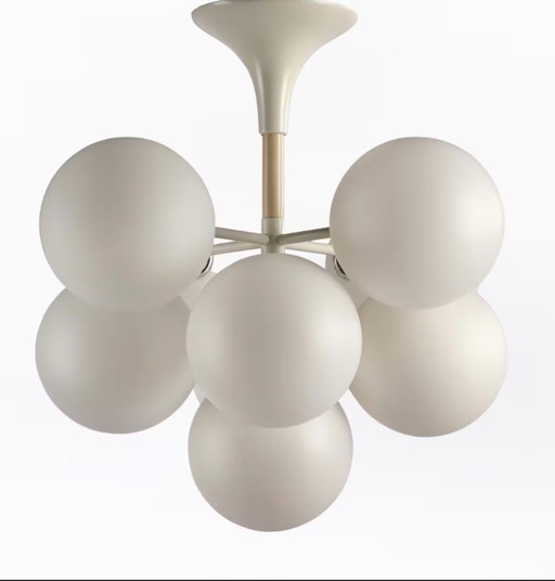 Max Bill pour Temde Chandelier 1970's
