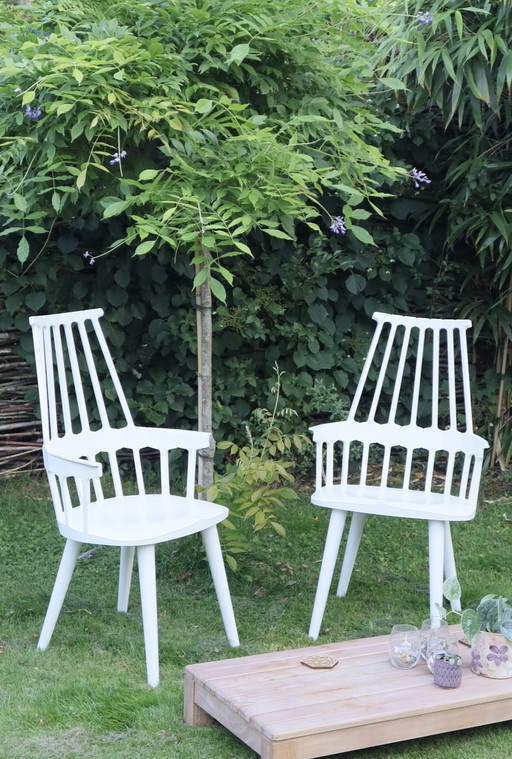Ensemble de chaises élégantes et confortables Kartell Comback - blanc