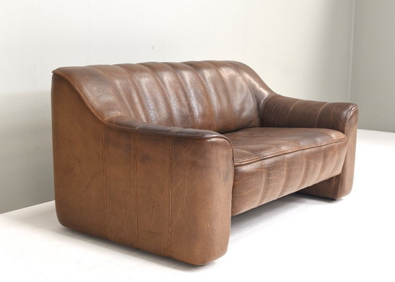 Image 1 of Canapé deux places De Sede DS44 en cuir de buffle - Suisse, années 1970