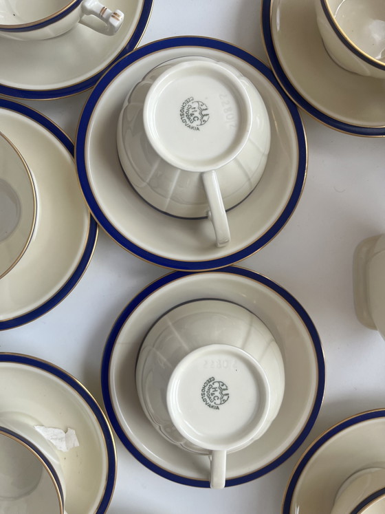 Image 1 of 15-piece tea set Chodau, Czechoslovakia