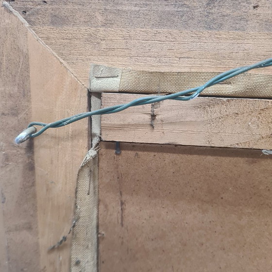 Image 1 of Peinture vintage de paysage de montagne par Batoni, milieu du 20e siècle