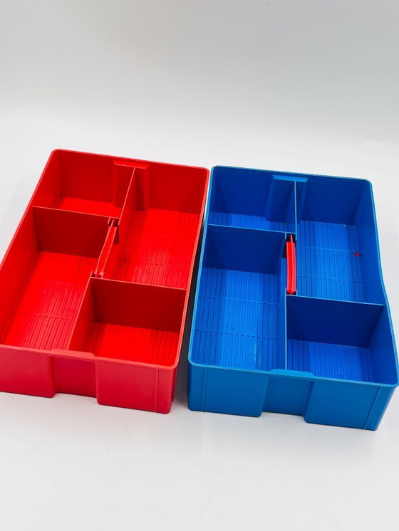 Image 1 of Lot de deux casiers Lego années 70