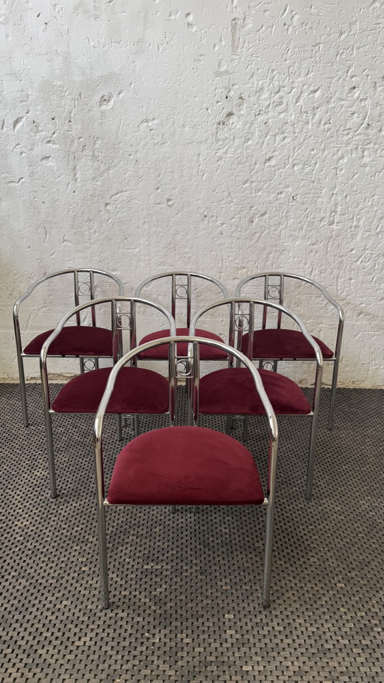6 sedie vintage – Sedie da pranzo, Metal (photo 4 of 4)