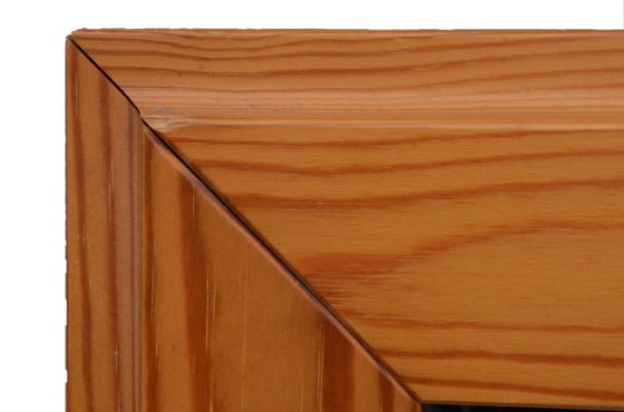 Spiegel met massief grenen frame, 118 x 75 cm, Scandinavische stijl – Glass, Wood (photo 4 of 7)