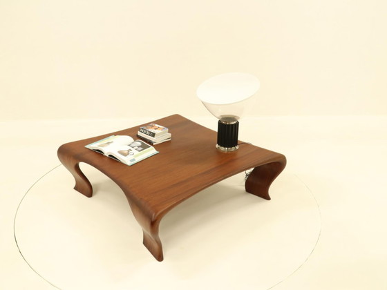 Image 1 of Organic Coffee Table in Solid Iroko by Marc Van Rampelberg