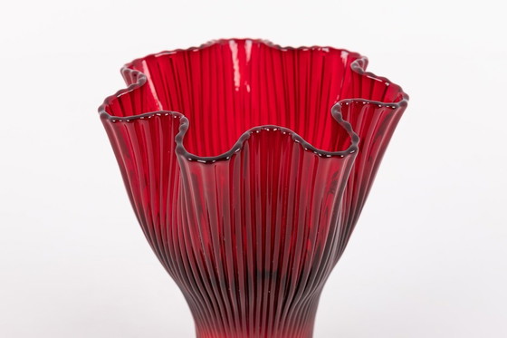 Image 1 of Vase en verre d'art de Monica Bratt pour Reijmyre, Suède, années 1950