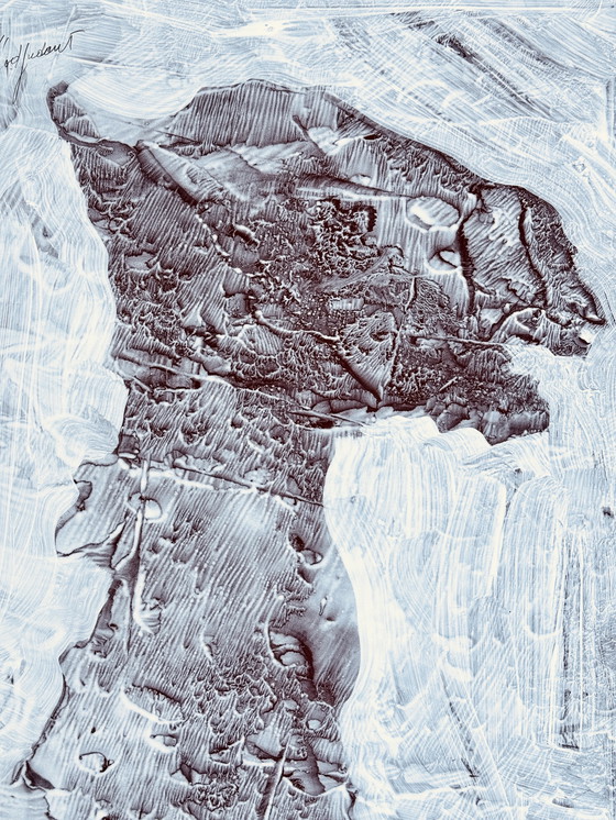 Image 1 of Robert Detheux - Quadro surrealista del 1978 - Il garante